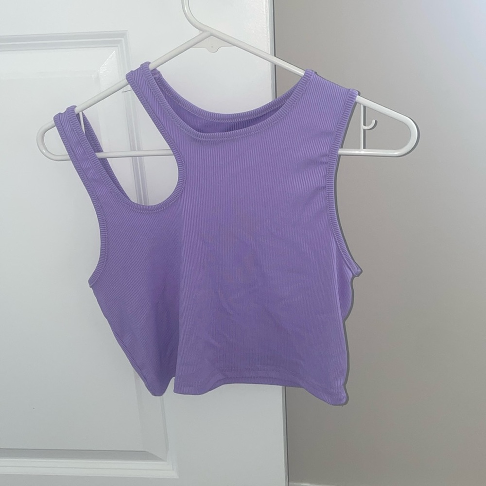 SHEIN Ribbed Crop Top